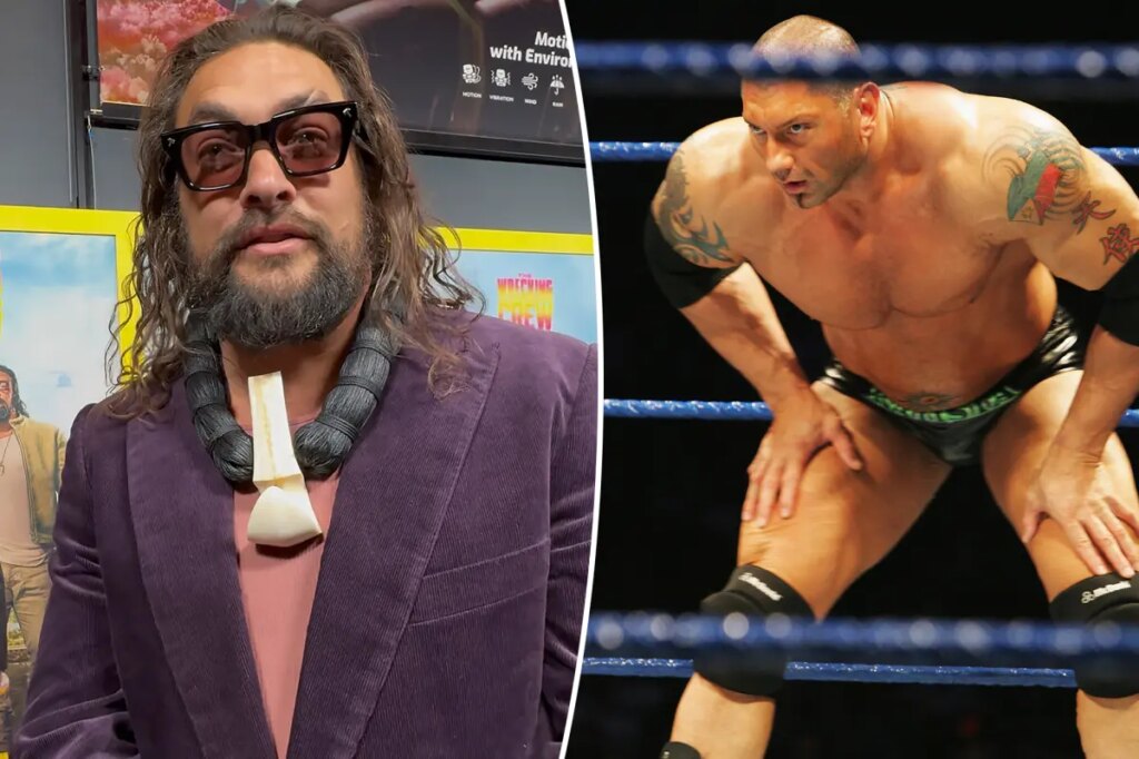 Jason Momoa reveals who would win in a cage match between him and co-star Dave Bautista