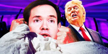 Exhausted Marco Rubio Admits Hiding From Trump on AF1