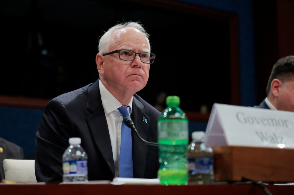 Tim Walz was a Democratic hopeful. Now, he’s a Republican punching bag.