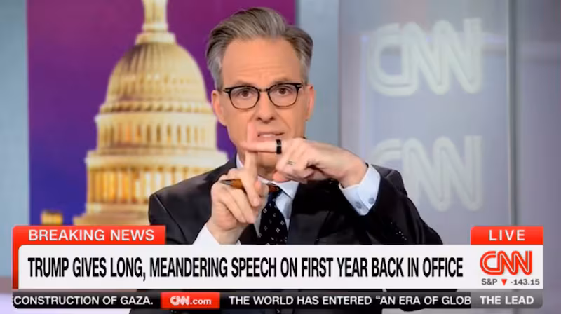 CNN host Jake Tapper takes on Donald Trump on The Lead.