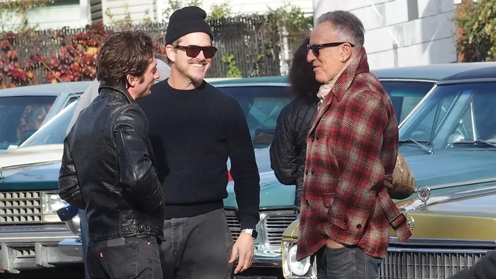 Jeremy Allen White, Scott Cooper and Bruce Springsteen