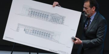 Trump plans to make his ballroom addition as tall as the White House itself