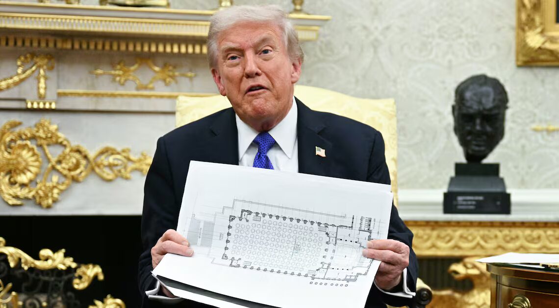 Trump Officials Sued Over Terrifying White House Teardown Risk