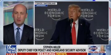 Stephen Miller Sucks Up to Trump After Davos Disaster