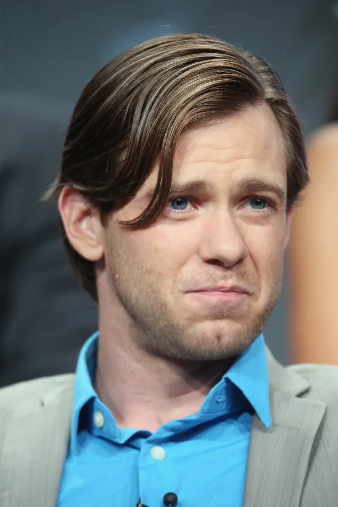 Actor Bug Hall speaking onstage at the 'Discovery Channel - Harley and the Davidsons' panel discussion during the 2016 Television Critics Association Summer Tour.
