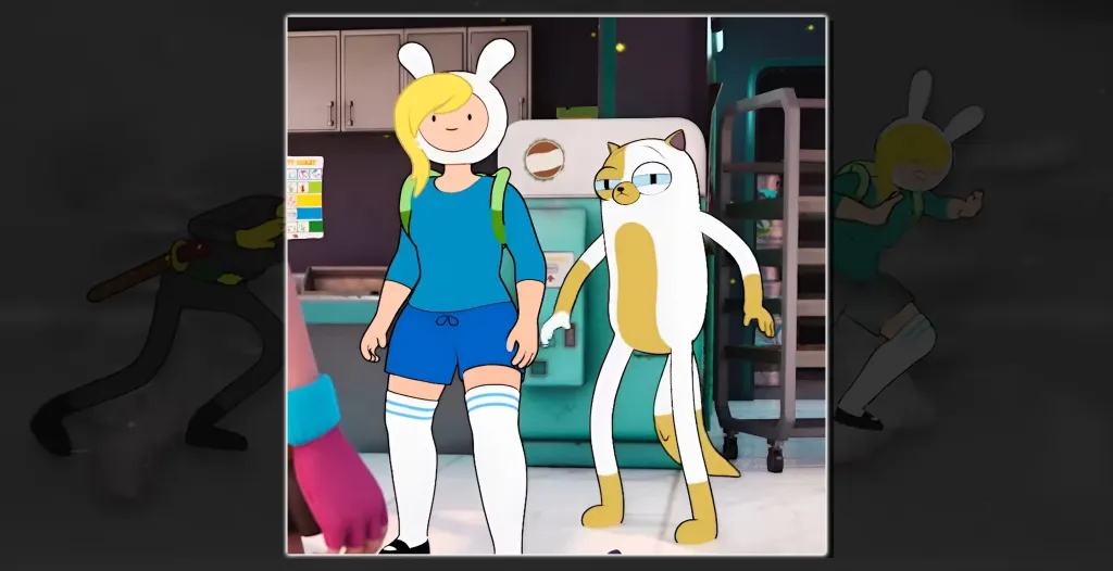 Adventure Time Fionna and Cake Fortnite Skins