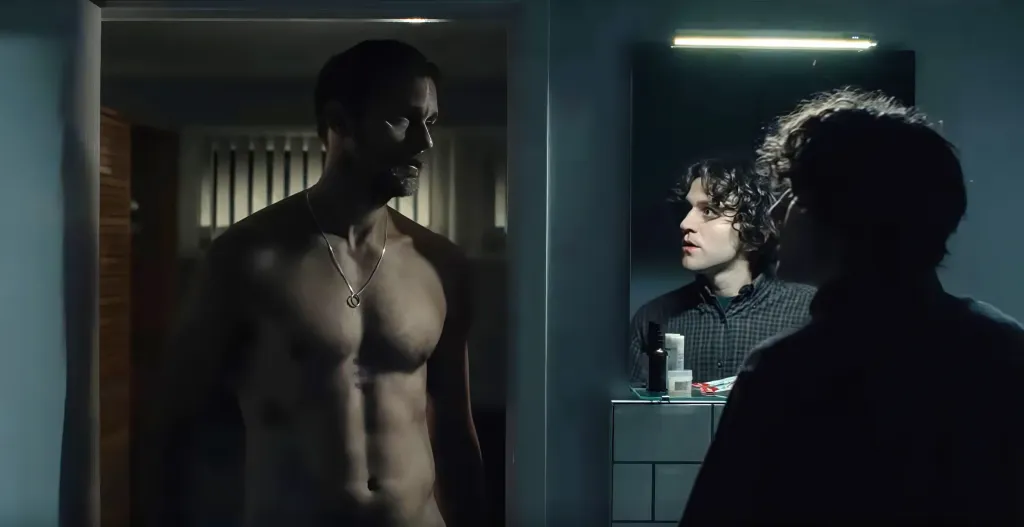 Alexander Skarsgard, Harry Melling in 