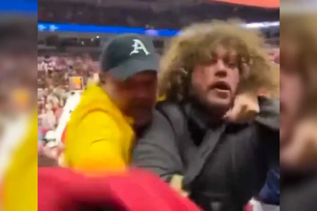 Watch: Alleged Nazi yells ‘Heil Hitler’ as he gets punched at Arkansas game