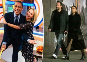 Amy Robach and T.J. Holmes inviting exes Andrew Shue, Marilee Fiebig to their wedding 3 years after affair bombshell