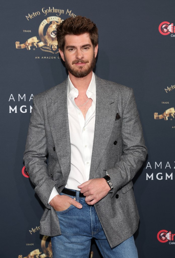 Andrew Garfield promoting 