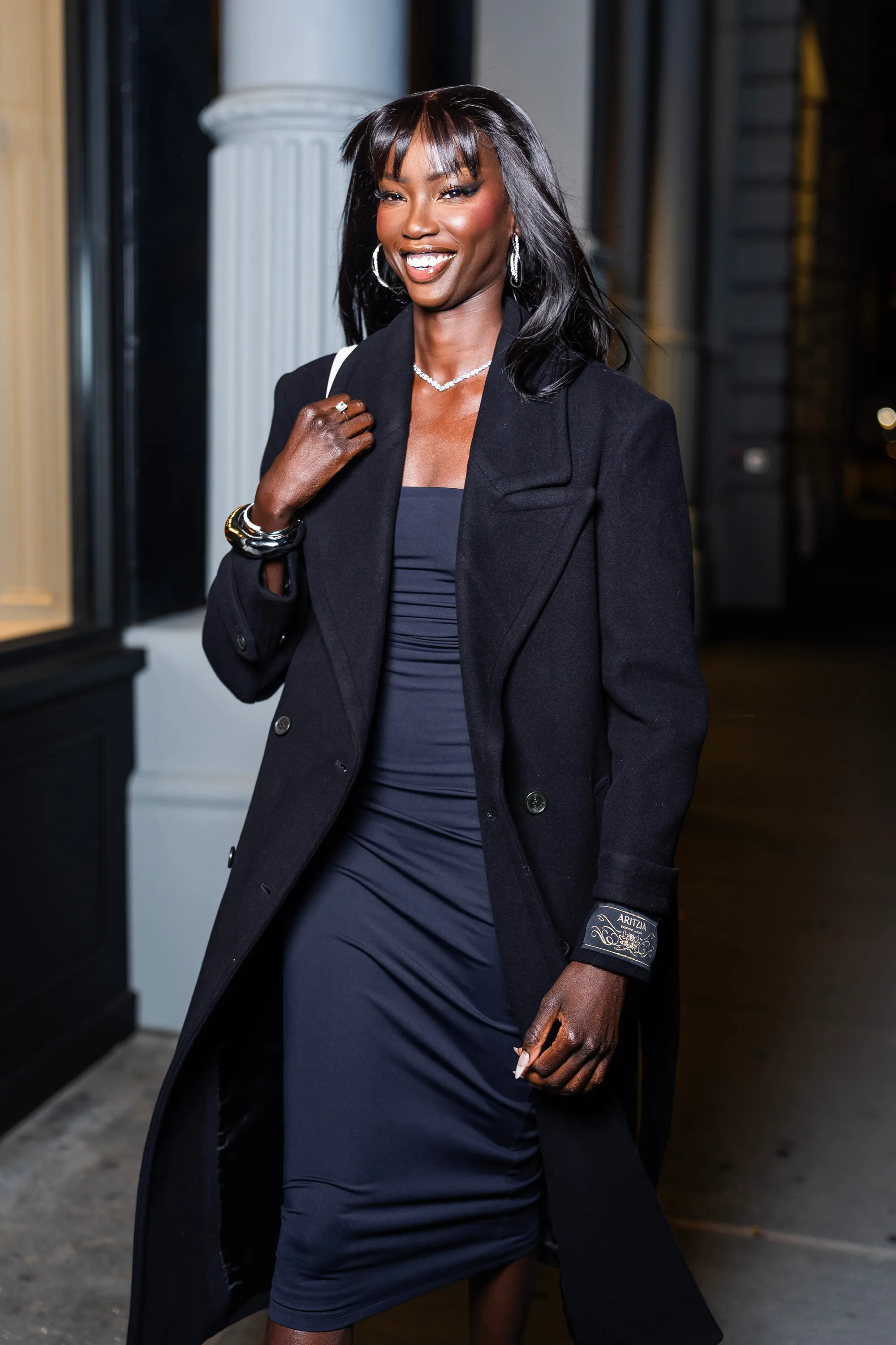 Anok Yai attending the Aritzia Flatiron Store opening in New York City.