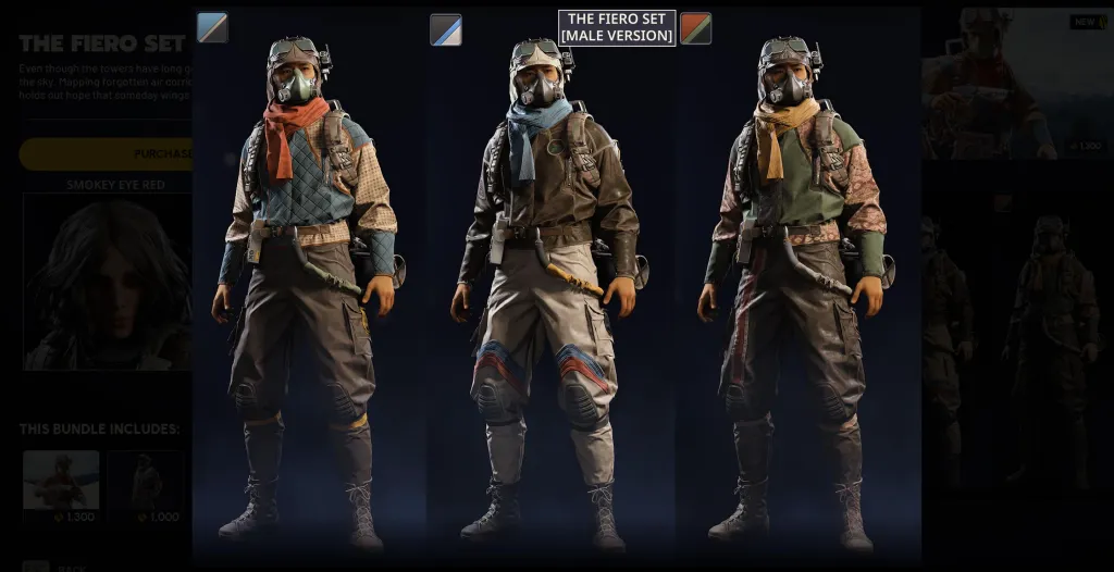 Arc Raiders Fiero Set Colors