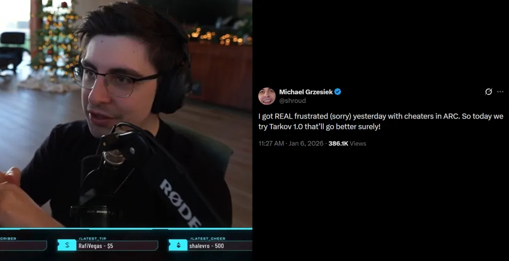 Arc Raiders Shroud Cheaters