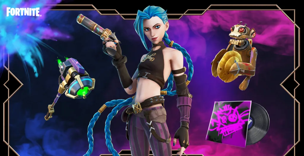 Arcane Jinx Fortnite Skin