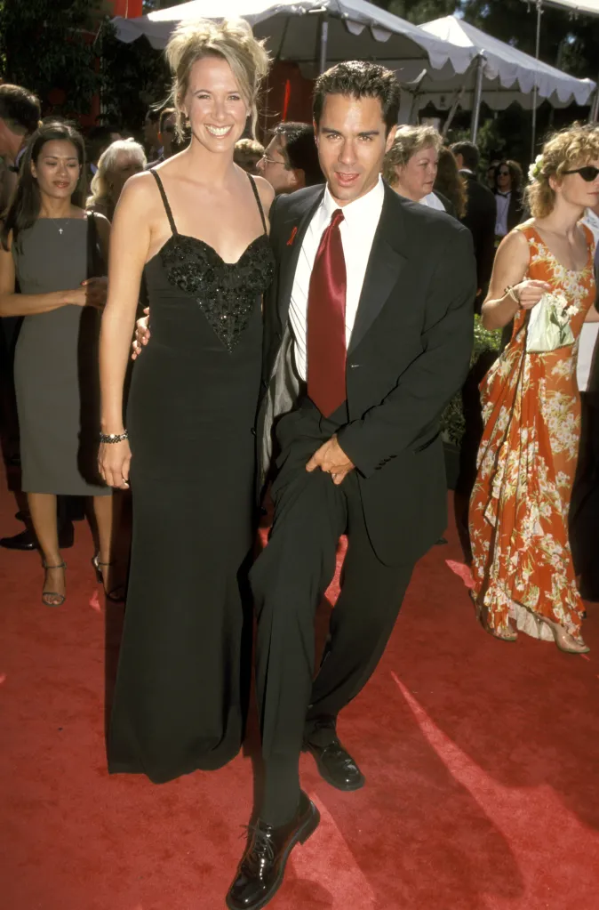 Janet Holden and Eric McCormack at The 51st Annual Emmy Awards.