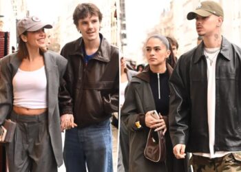 Cruz and Romeo Beckham go on double date with girlfriends as estranged brother Brooklyn insists he never wants reconciliation