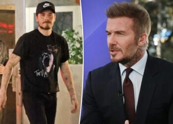 David Beckham points out his children’s ‘mistakes’ hours after son Brooklyn’s rant