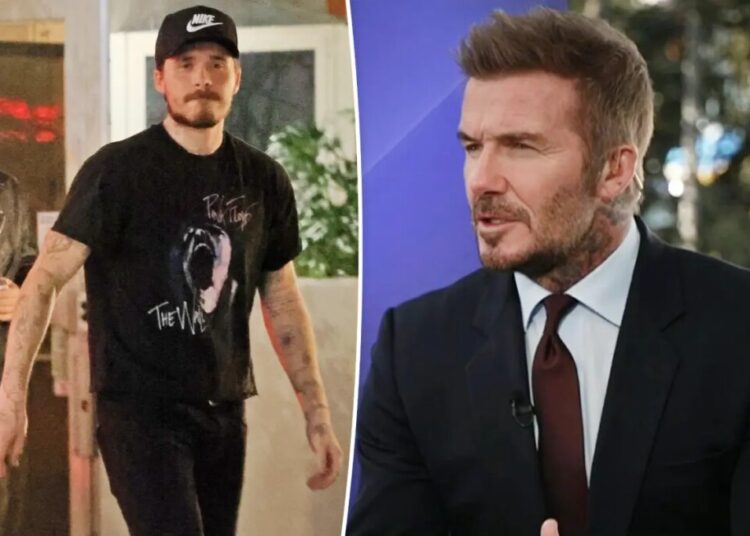 David Beckham points out his children’s ‘mistakes’ hours after son Brooklyn’s rant