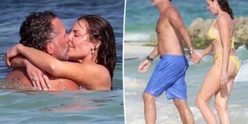Bikini-clad Luann de Lesseps packs on the PDA with hunky boyfriend in Cancun