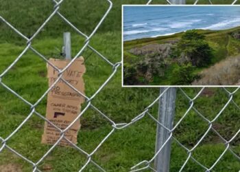 Spiteful Bay Area landowner builds fence to block beachgoers from public shoreline, threatens to shoot ‘trespassers’