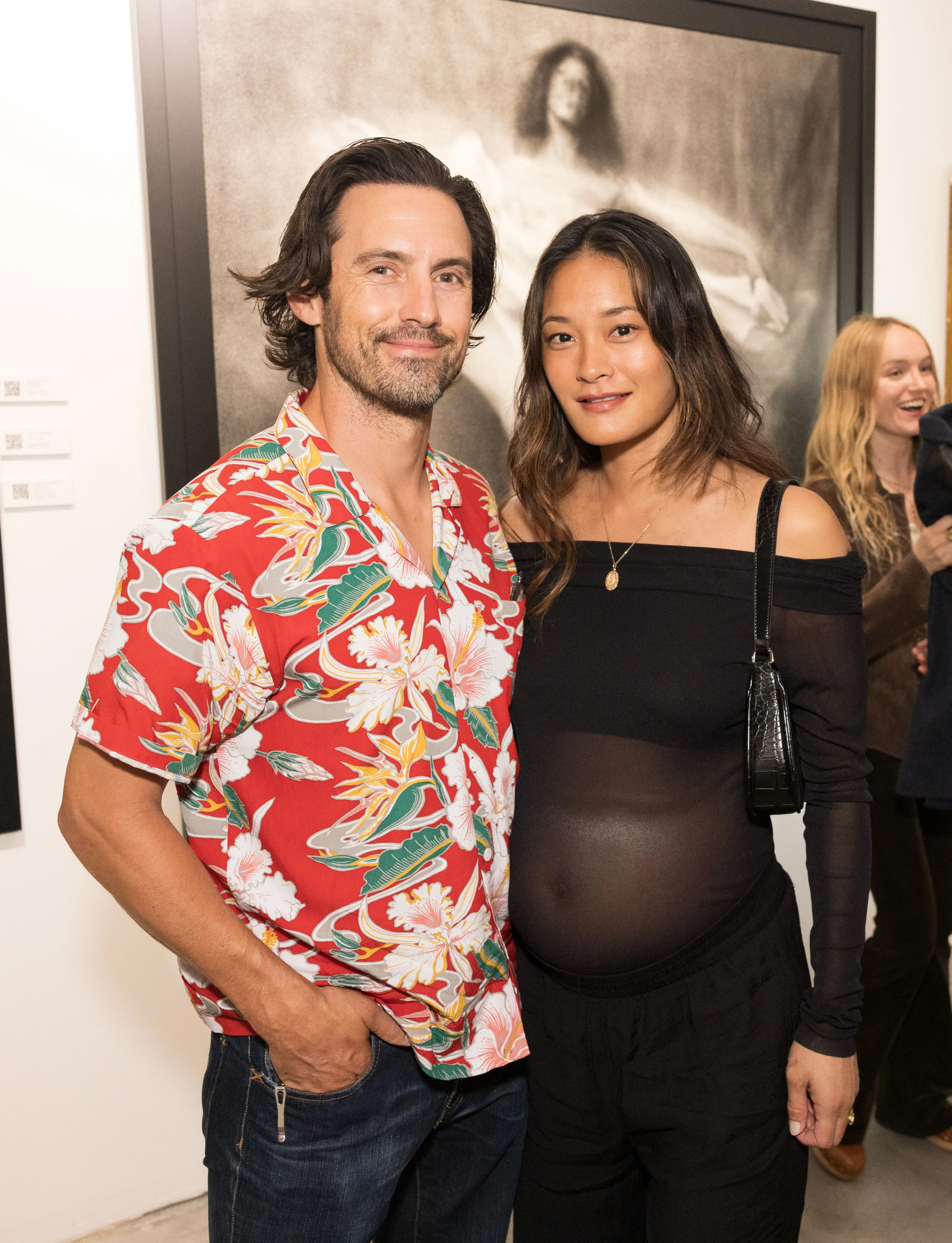 Milo Ventimiglia and Jarah Mariano at the 