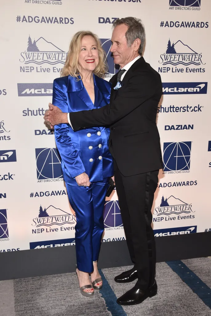 Catherine O'Hara and Bo Welch pose for a photo at the 24th Annual Art Directors Guild Awards.