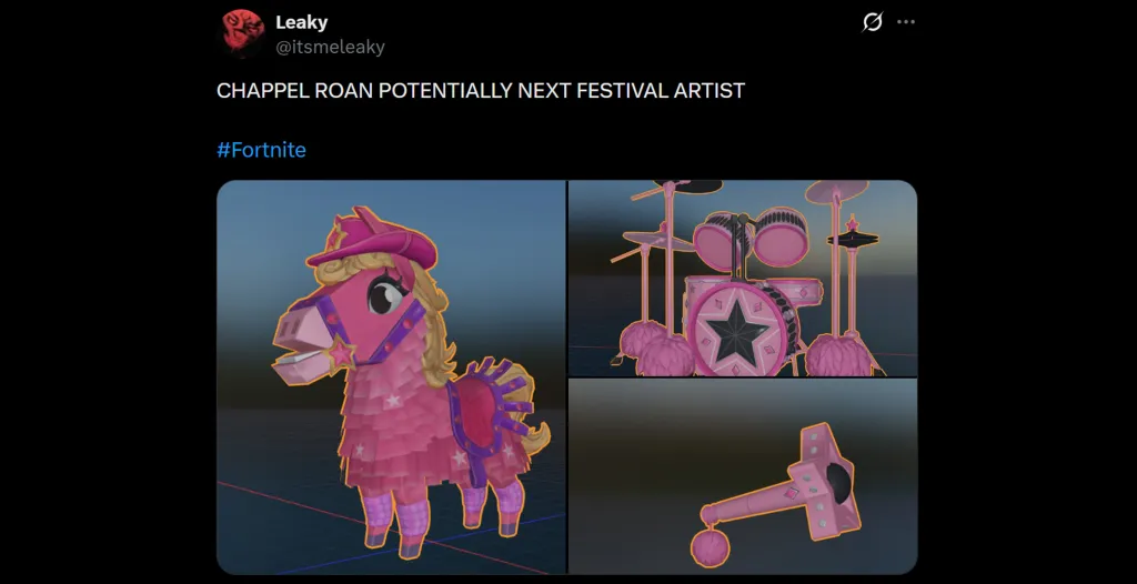 Chappell Roan Fortnite Leak
