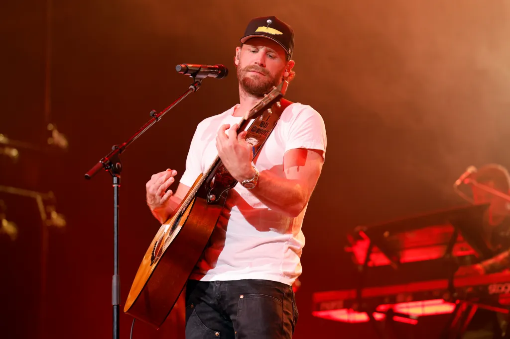 Chase Rice performs at the 3rd Annual Breeland & Friends benefit at Ryman Auditorium in Nashville, Tenn. on March 26, 2024.