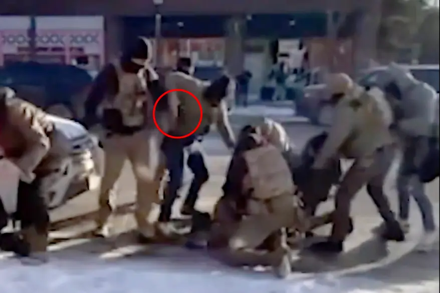 Chilling videos captured new angles of the chaotic moments before federal agents fatally shot an armed man who they say attempted to interfere in the arrest of a criminal migrant in Minneapolis.