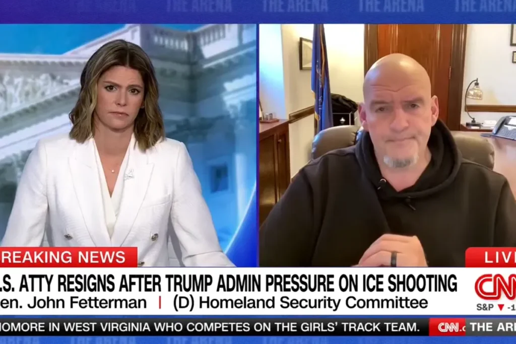 ‘Are you a Trump Democrat, sir?’ Fetterman stumbles at CNN anchor’s direct question