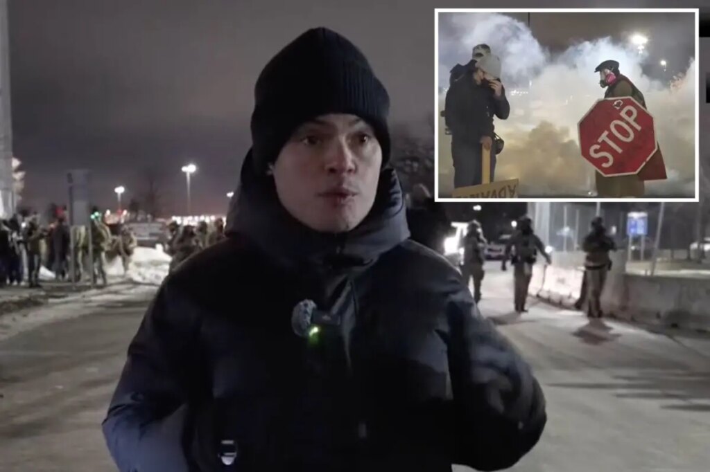 Tear gas fired near CNN reporter covering Minneapolis anti-ICE protest live on-air: ‘Wow, this is nasty’