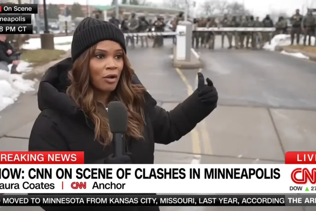 ‘Guns drawn!’ Tear gas engulfs angry crowd in tense ICE protest