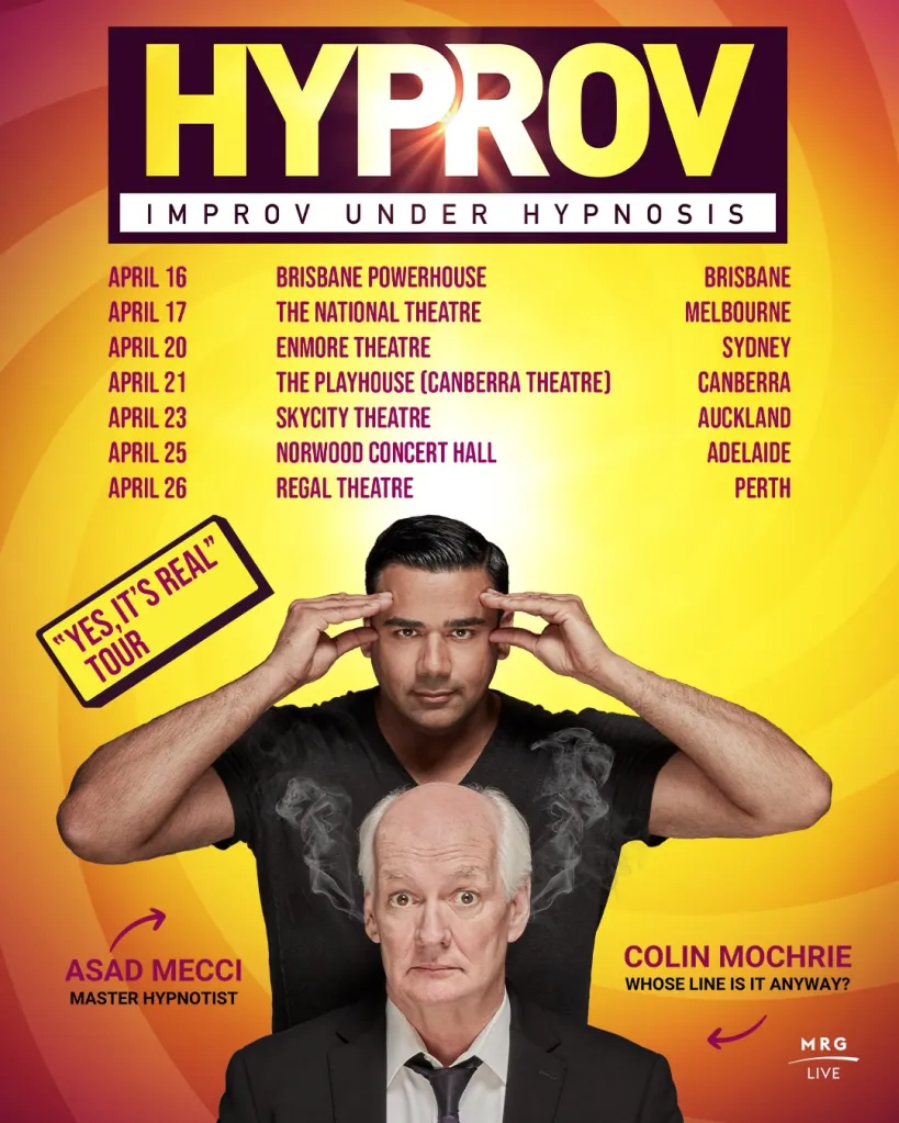 Colin Mochrie and Asad Mecci's hypnosis/improv tour