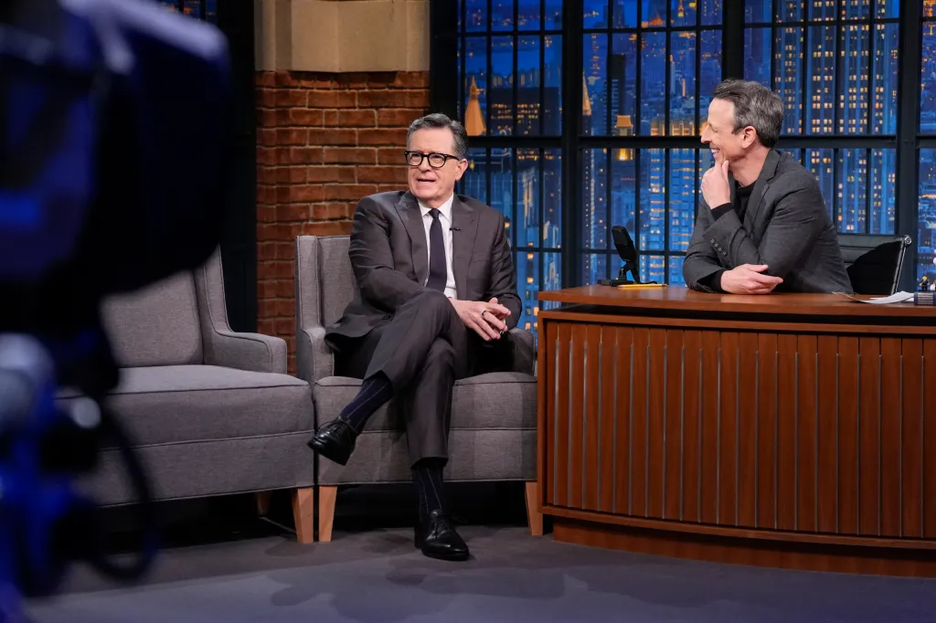 Stephen Colbert appears on 