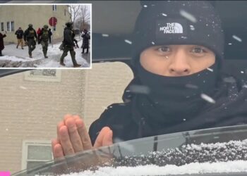 ICE agent slams protester during search for alleged child sex offender: ‘That’s who you’re protecting’