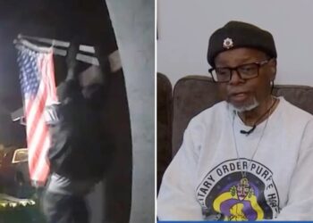 Purple Heart veteran, 85, ‘heartbroken’ after thief nabs his American flag from California home