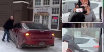 Conservative influencer robbed of pricey camera, dragged by alleged robber’s car in Minneapolis confrontation: video