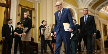 Democrats Block Spending Package as D.H.S. Talks Continue