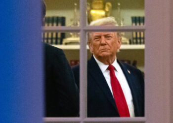 Falsehoods Fueled Trump’s First Year Back in Office