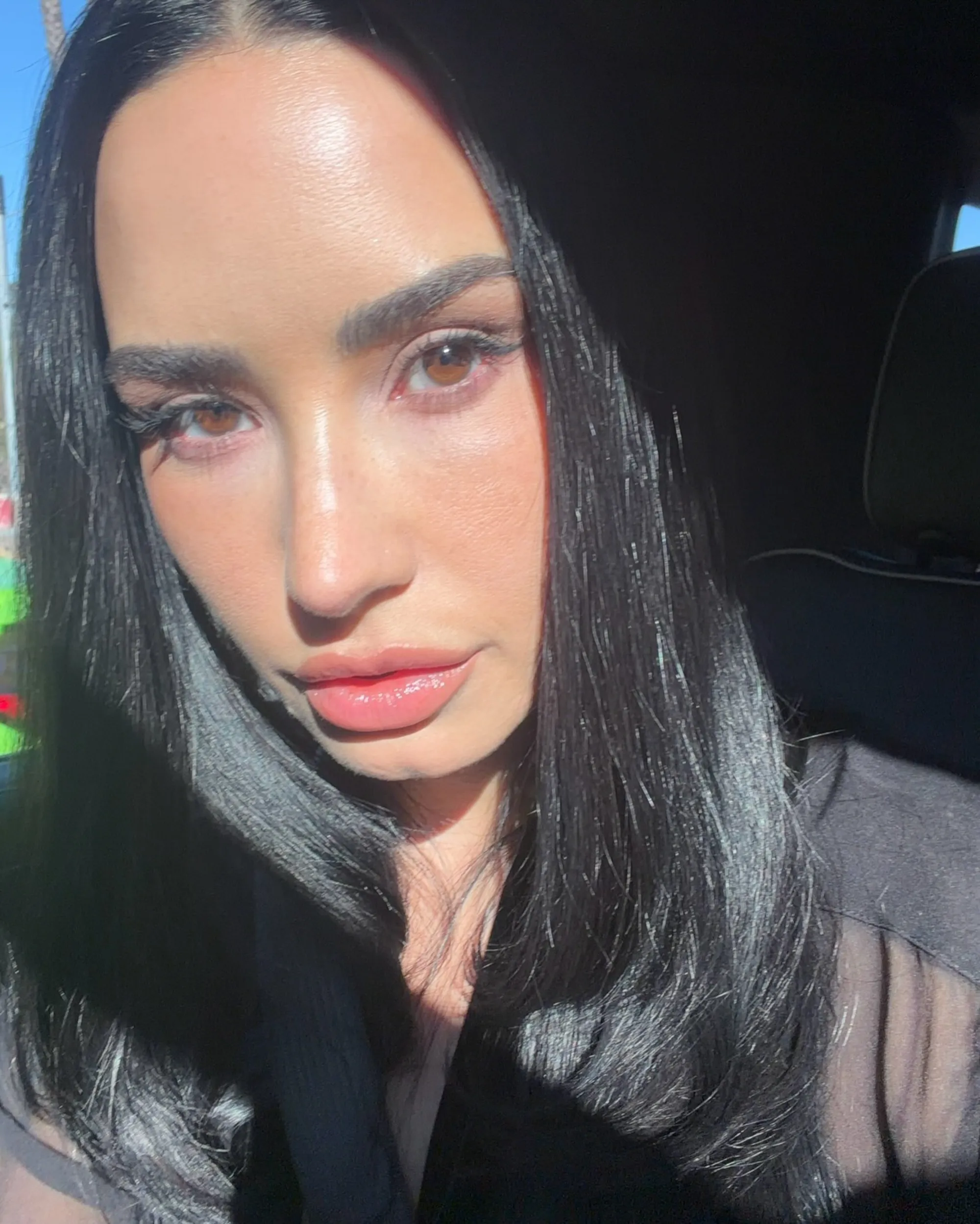 Demi Lovato in a selfie