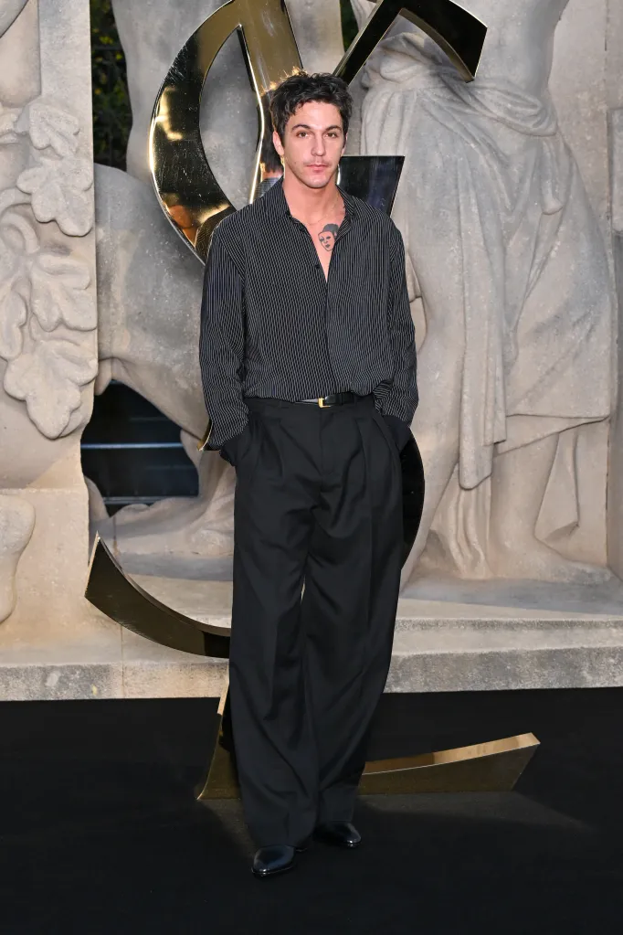  Role Model attends the Saint Laurent Womenswear Spring/Summer 2026 show as part of Paris Fashion Week on September 29, 2025 