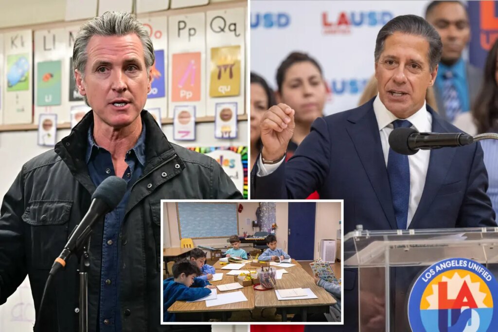 Most LA third graders below basic reading level – but Gavin Newsom applauds school bosses for ‘progress’ 
