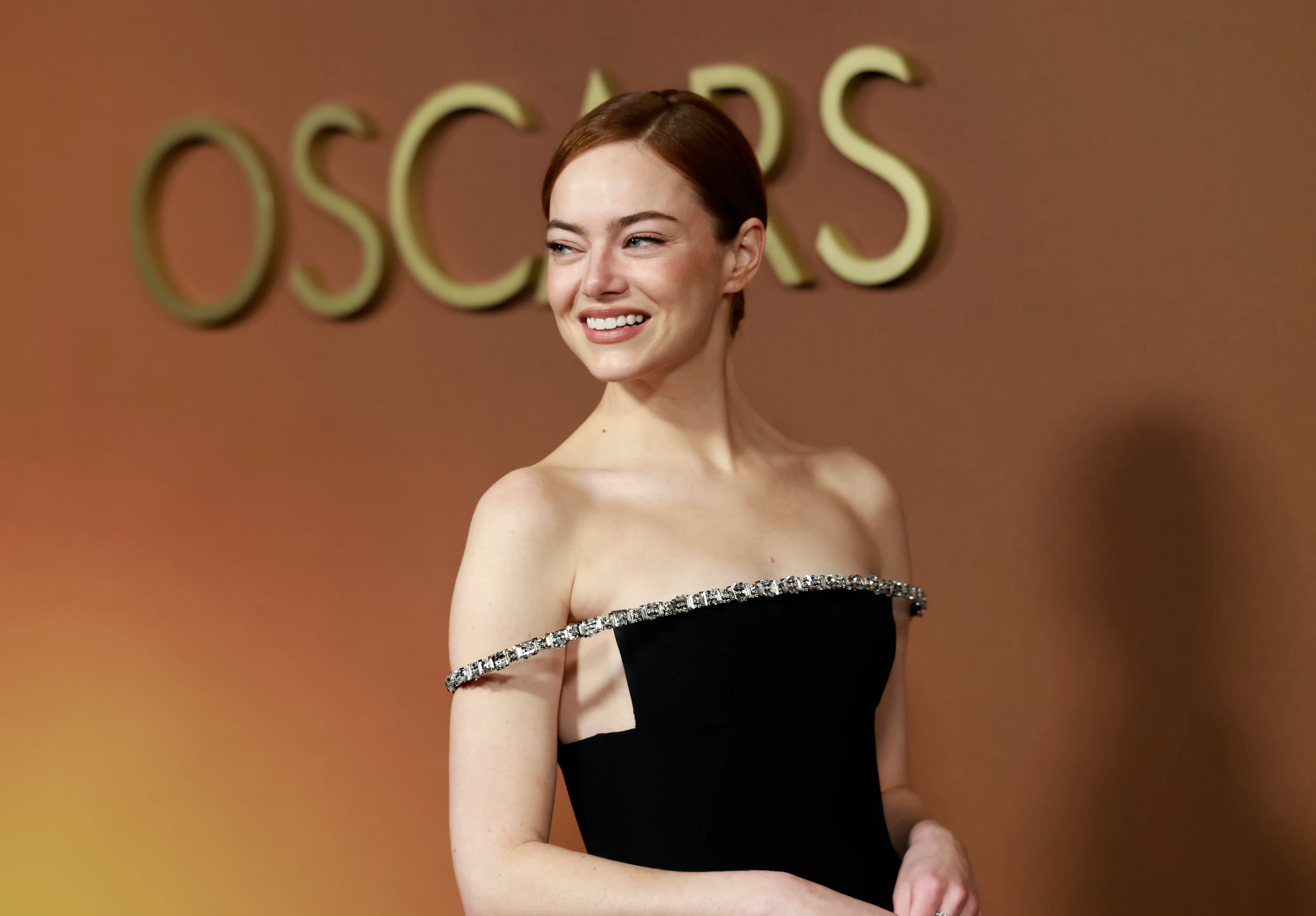 Emma Stone smiling at the 16th Governors Awards.