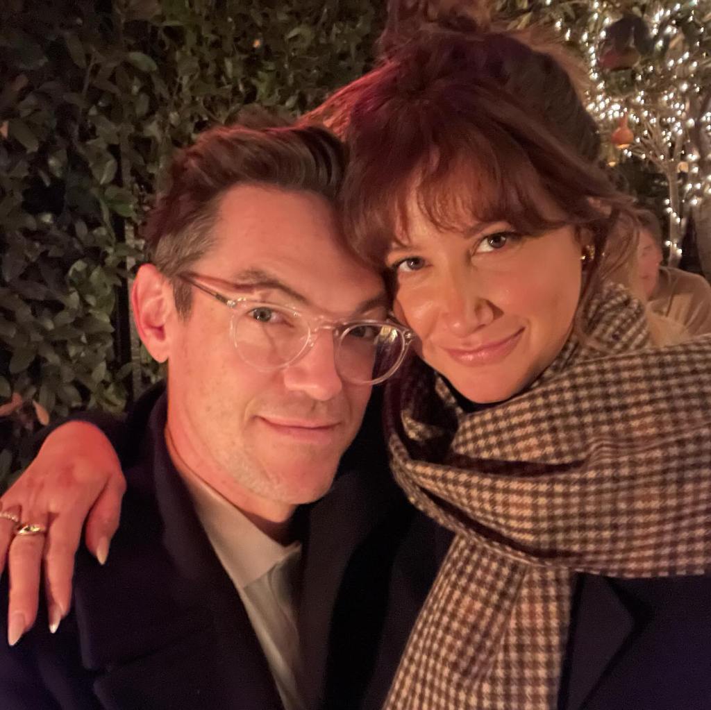 Ashley Tisdale and Christopher French celebrating their 10th anniversary.