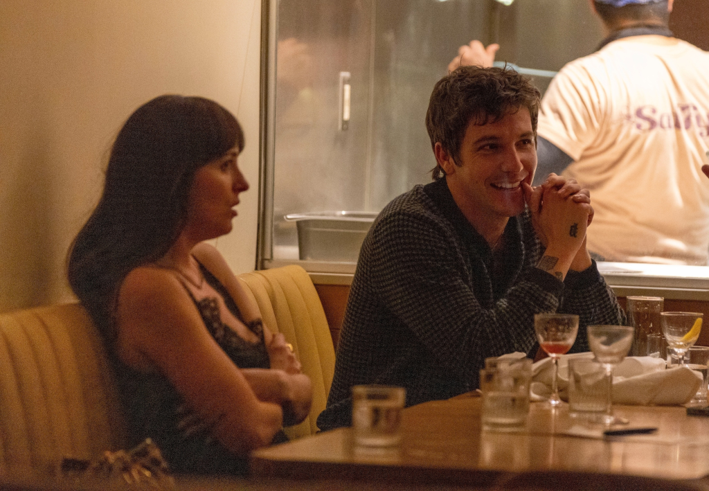 Dakota Johnson and Role Model enjoying a dinner night out in Los Angeles.