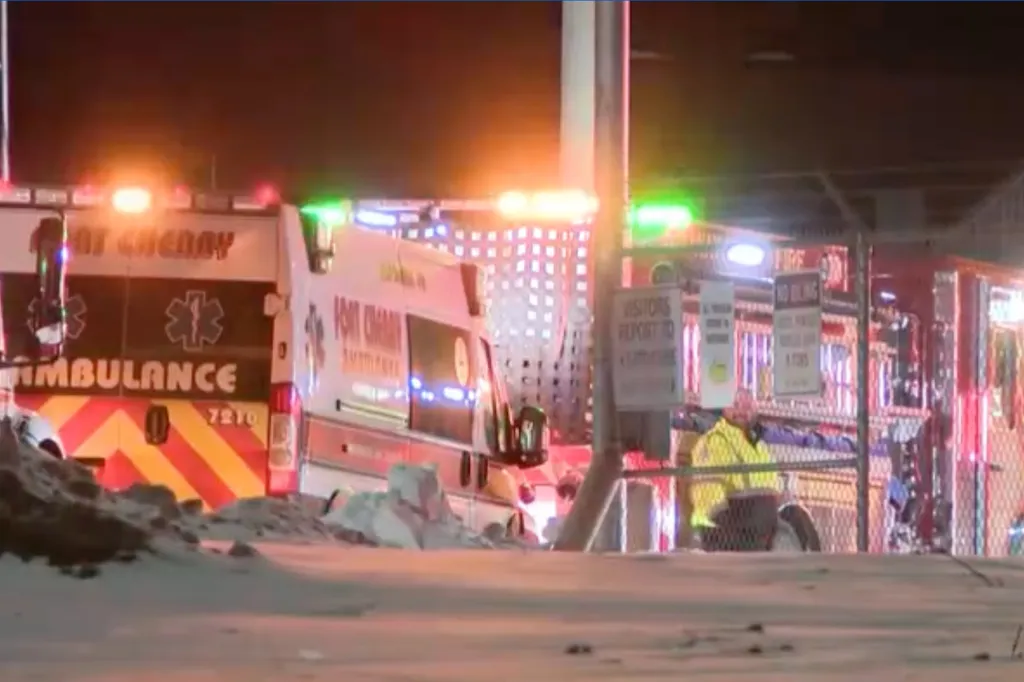 A hazardous materials team was called to the facility following the explosion.