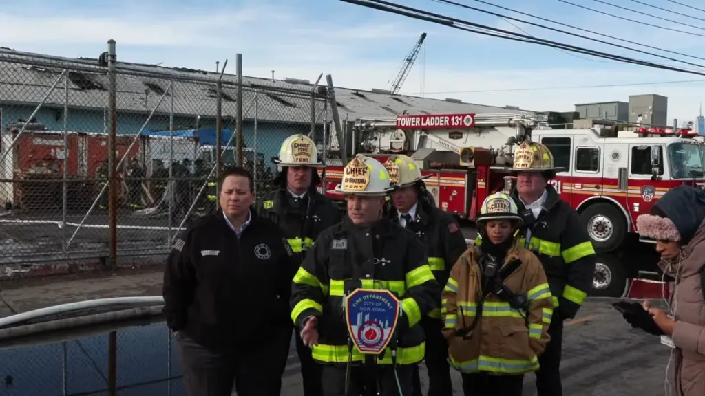 FDNY personnel with a 