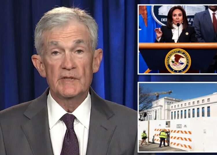 Federal Reserve ‘ignored’ US attorney’s office inquiries into Powell’s congressional testimony ‘on multiple occasions’: Pirro