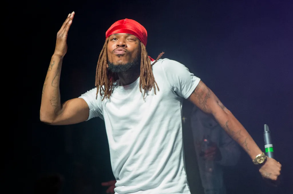 Fetty Wap performs on stage at o2 Forum Kentish Town on September 23, 2019 in London, England.