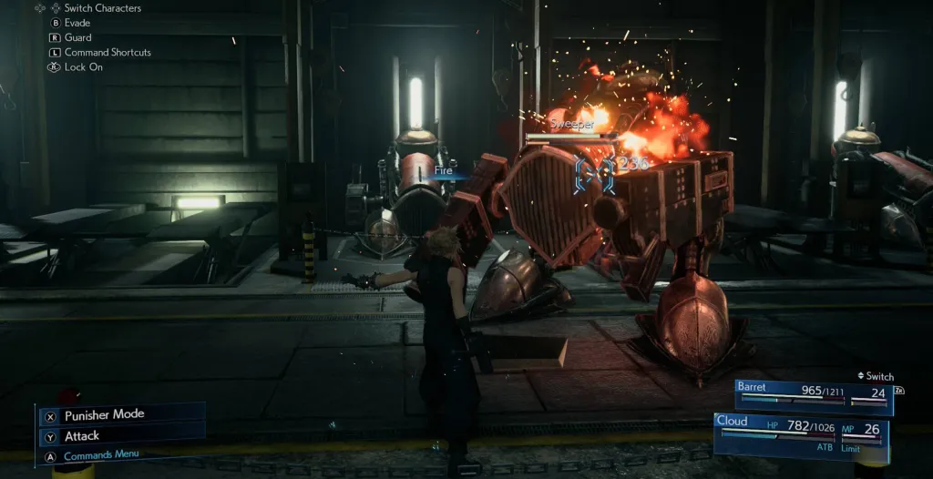 FF7 Remake Switch 2 Gameplay